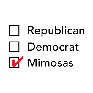 Republican Democrat Mimosas T-Shirt