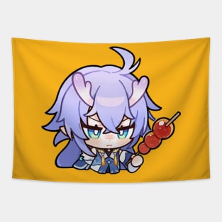 Honkai Star Rail Chibi Bailu 2 Tapestry