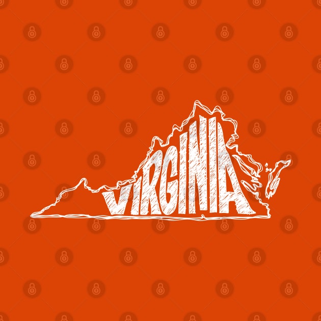 Virginia (White Graphic) by thefunkysoul