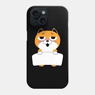 Cute dog cartoon lover Phone Case