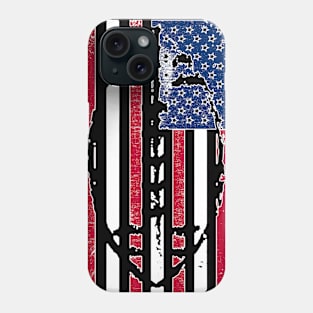 Patriotic Football Stars and Stripes - USA Flag Phone Case