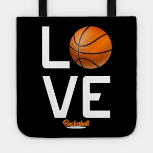 Love Basketball Player Basketball Coach Cool Basketball Themed Tote