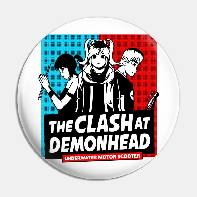 Clash At Demonhead Pin by wloem