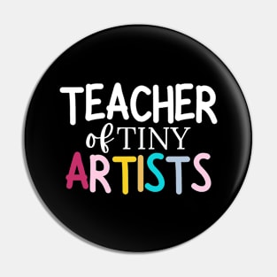 Teacher of tiny artists, Art Teacher Pin