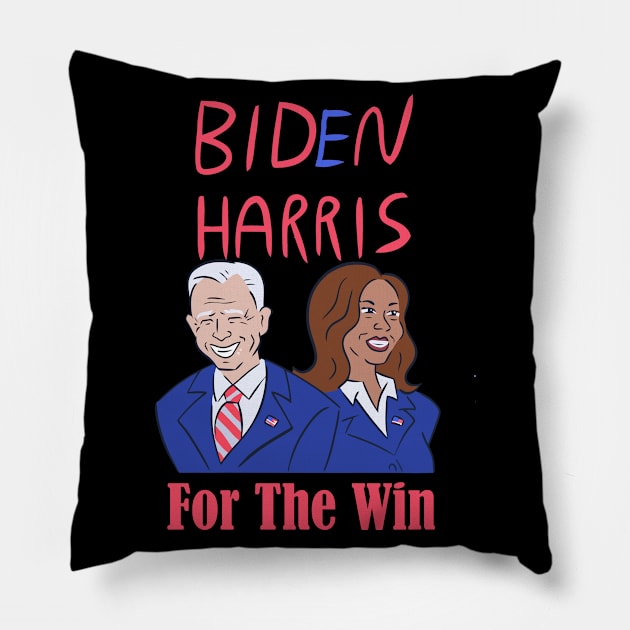 Biden harris For the win Pillow by iniandre