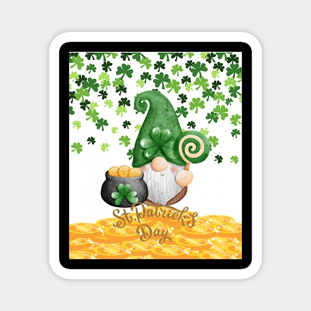 st patricks day Magnet by Samira.Store