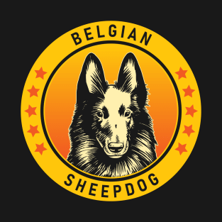 Belgian Sheepdog Portrait T-Shirt