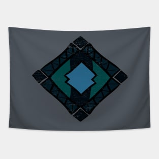 Abstract Geometric Tribal Design Tapestry