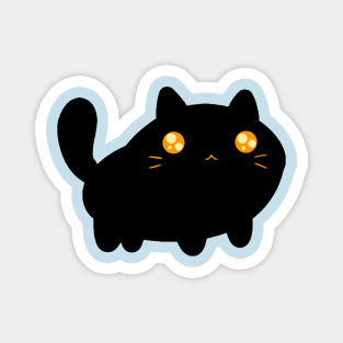 Silly Black Cat Magnet