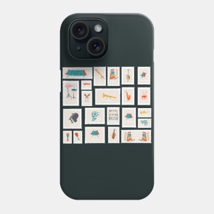 musical stamps Phone Case