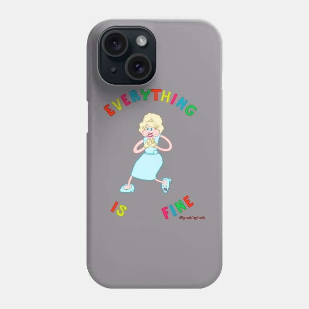 ERASERHEAD Lady in the Radiator Everything is Fine (color) Phone Case by TristanYonce