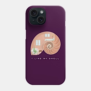 Introverts like their shells Phone Case