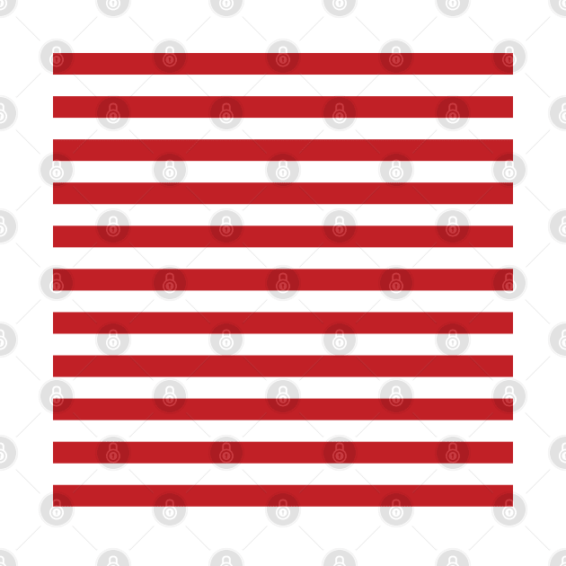 Red White Stripes by Sandra Hutter Designs