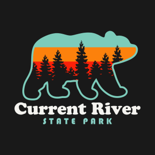 Current River State Park Missouri Bear Retro Vintage Sunset T-Shirt