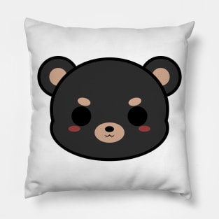 Cute Black Bear Pillow