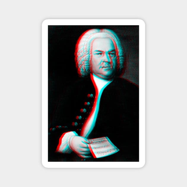 Johann Sebastian Bach Magnet by TheMusicophile