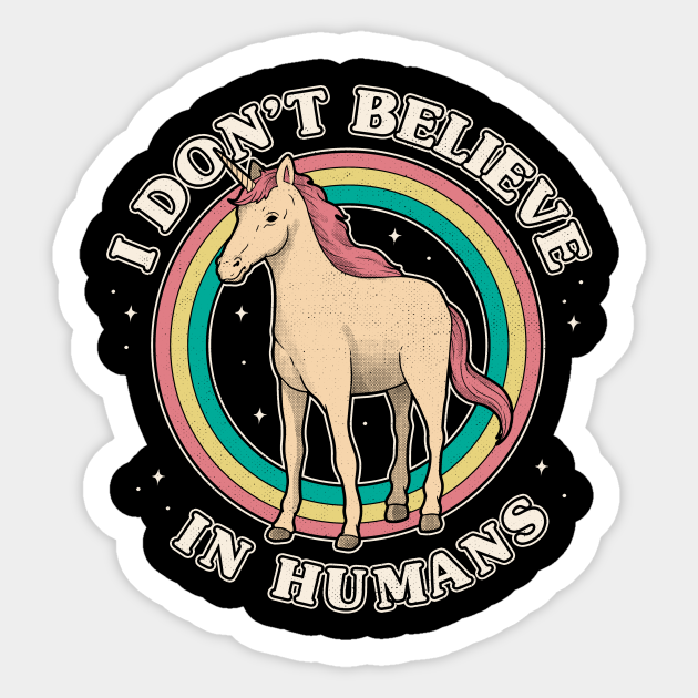 Believe - Unicorn - Sticker