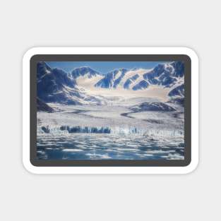 USA. Alaska. Glacier. Mountains. Magnet