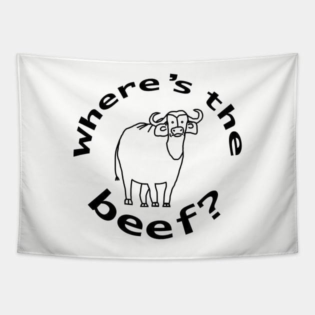 Where is the BBQ Beef I am Hungry Tapestry by ellenhenryart