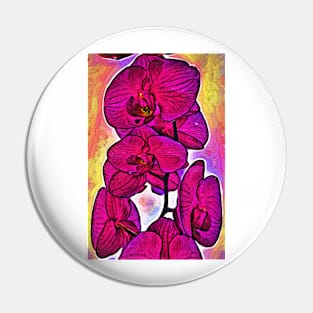 Bold Bright Orchid Pin