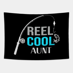 Reel Aunt Fishing Mothers Day Christmas Birthday Tapestry