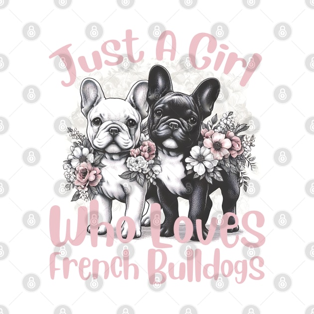 French Bulldog Just a Girl Who Loves French Bulldogs by click2print