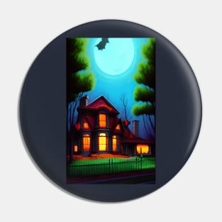 Spooky house Pin