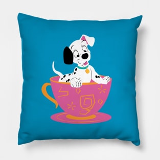 Dalmatian Teacup Pillow