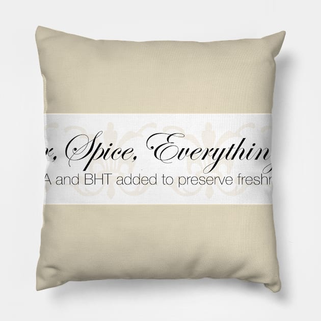 Sugar and Spice Pillow by FlyingSnail