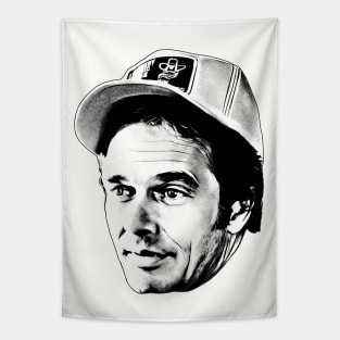 Merle Haggard / Retro Country Music Fan Design Tapestry