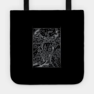 Siren Head on a Walk Tote