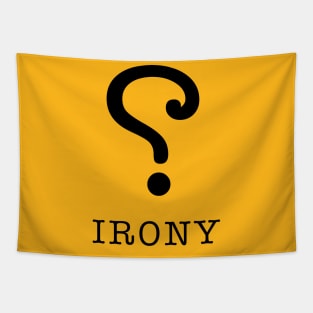 Irony Symbol Tapestry