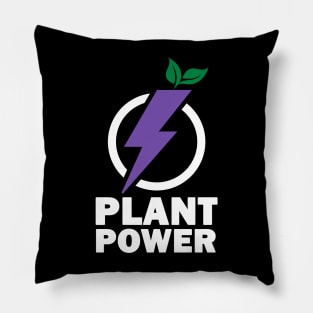 Plant Power (Eggplant) Pillow