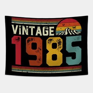 Vintage 1985 Birthday Gift Retro Style Tapestry