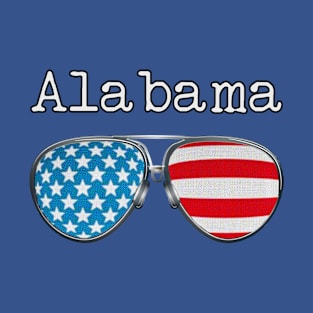 USA PILOT GLASSES ALABAMA T-Shirt