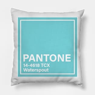 PANTONE 14-4618 TCX Waterspout Pillow