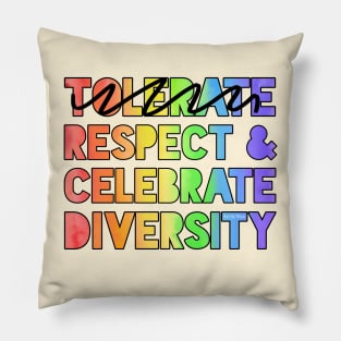 Celebrate diversity. Pillow