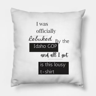 Rebuked Pillow