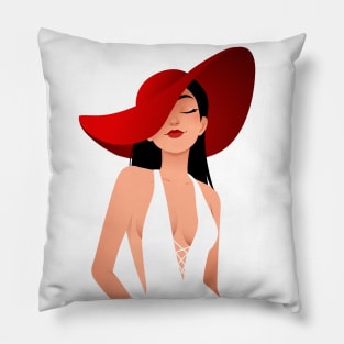 Summer girl Pillow