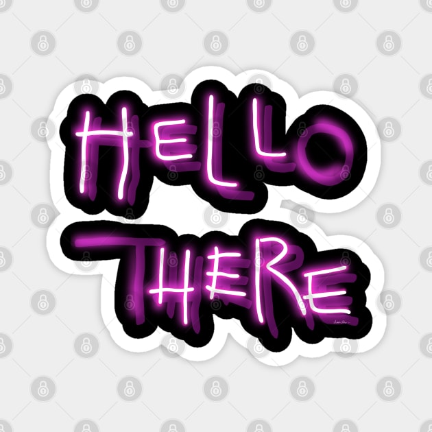 Hell Here 2.0 Magnet by Kitopher Designs