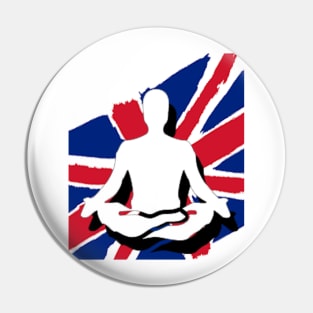 yoga man Pin