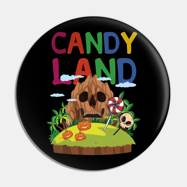 candy land, Happy Halloween Pin by FatTize