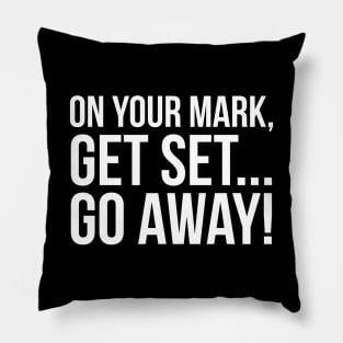 On Your Mark Pillow