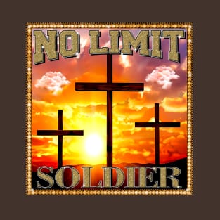 No Limit Soldier Gold - Hip Hop Inspired Spiritual T-shirt T-Shirt