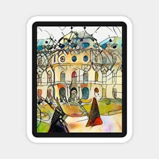 Kandinsky meets Belvedere Palace (1) Magnet