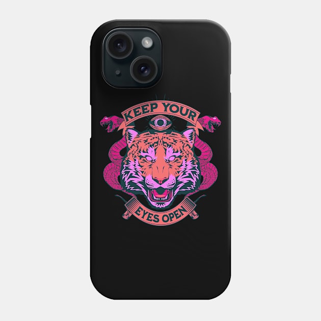 Keep your eyes open Phone Case by onemoremask