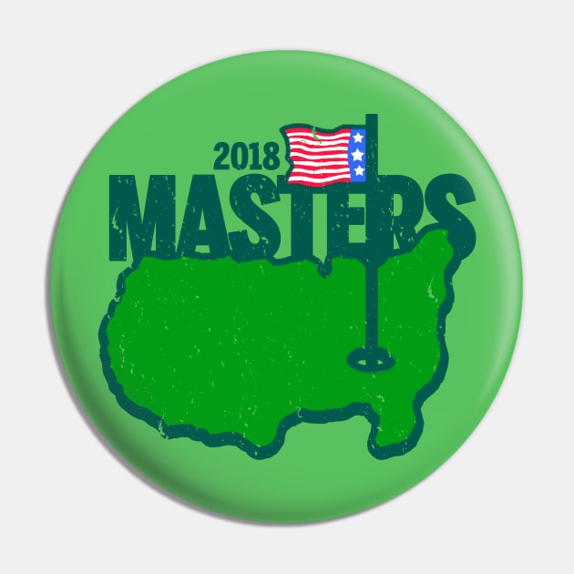 Golf The Masters 2018 Pin by Retro-Pedro's Magic Store