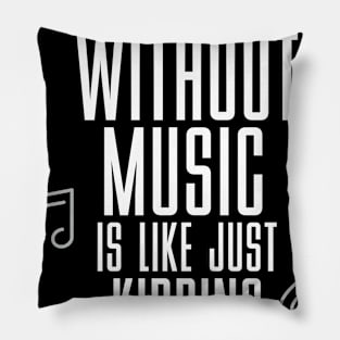 Music Quote Pillow