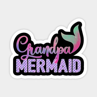 Grandpa Mermaid Magnet