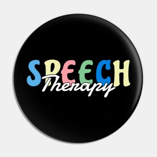 Speech Therapy Fun Pin